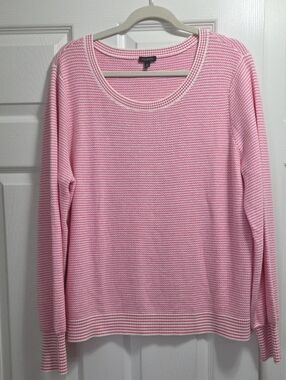 Talbots Chevron Striped Sweater